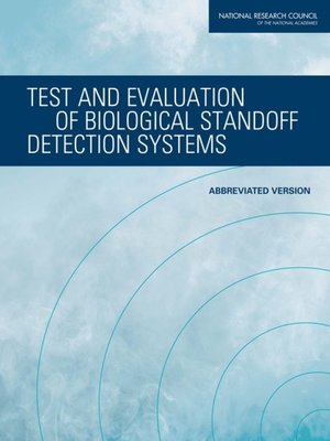 cover image of Test and Evaluation of Biological Standoff Detection Systems